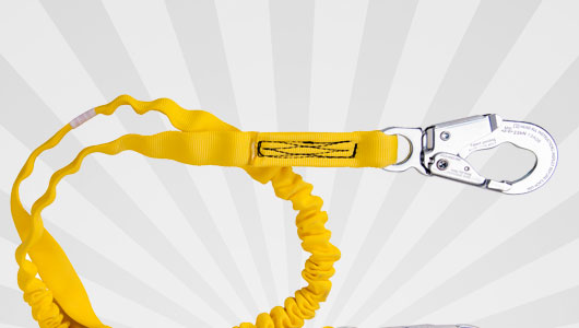 Guardian Fall Protection Lanyards - Shock Absorbing, Stretch, Internal,  Tie-Back