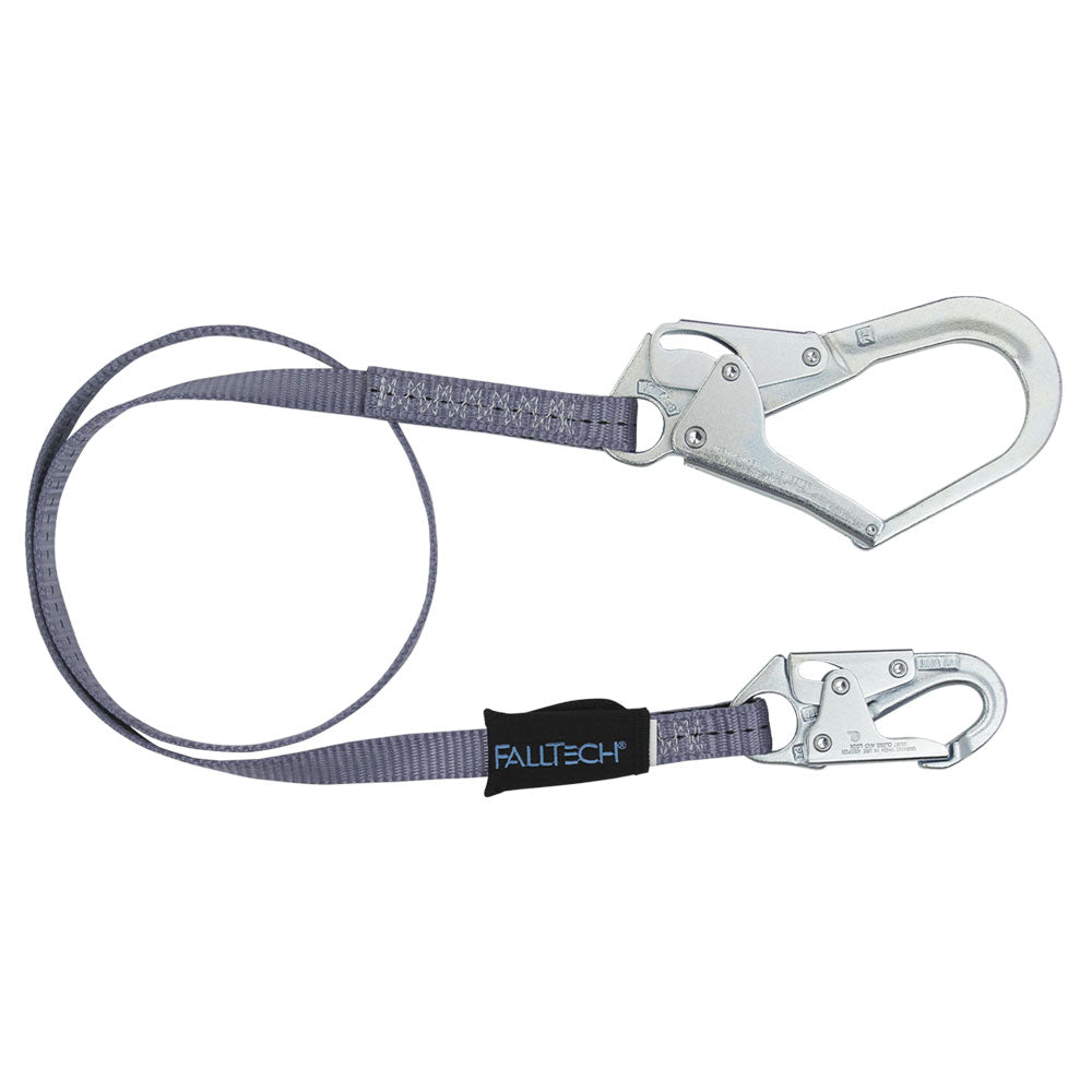 3 ft Shock Absorbing Lanyard with Rebar Hook