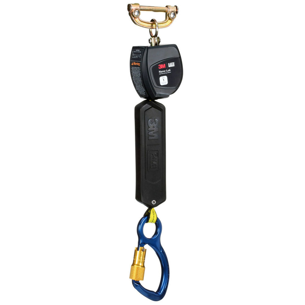 DBI-SALA Nano-Lok Self Retracting Lifeline w/ Aluminum Carabiner