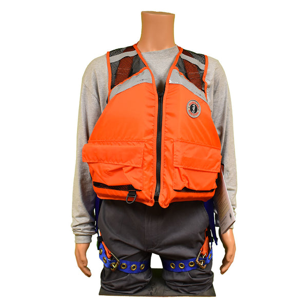 Mustang 4-Pocket Flotation Vest - Orange - XXXL - 7XL – Life Raft  Professionals