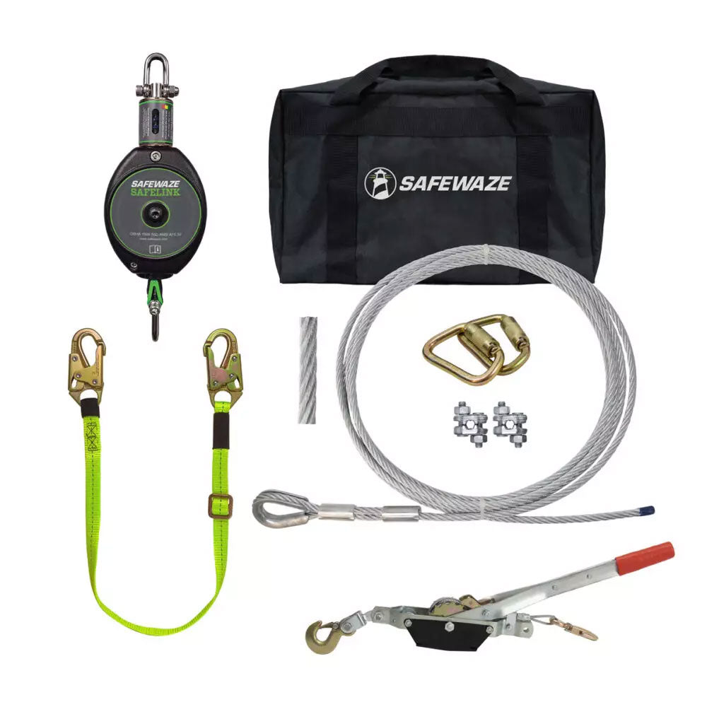 Safewaze SAFELINK Horizontal Lifeline System - 65 ft.