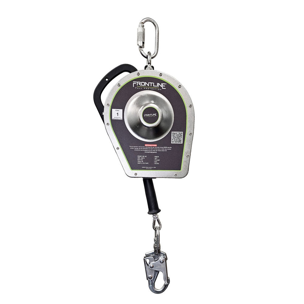 Frontline Sealed Block Stainless Steel Self Retracting Lifeline - 80 ft.