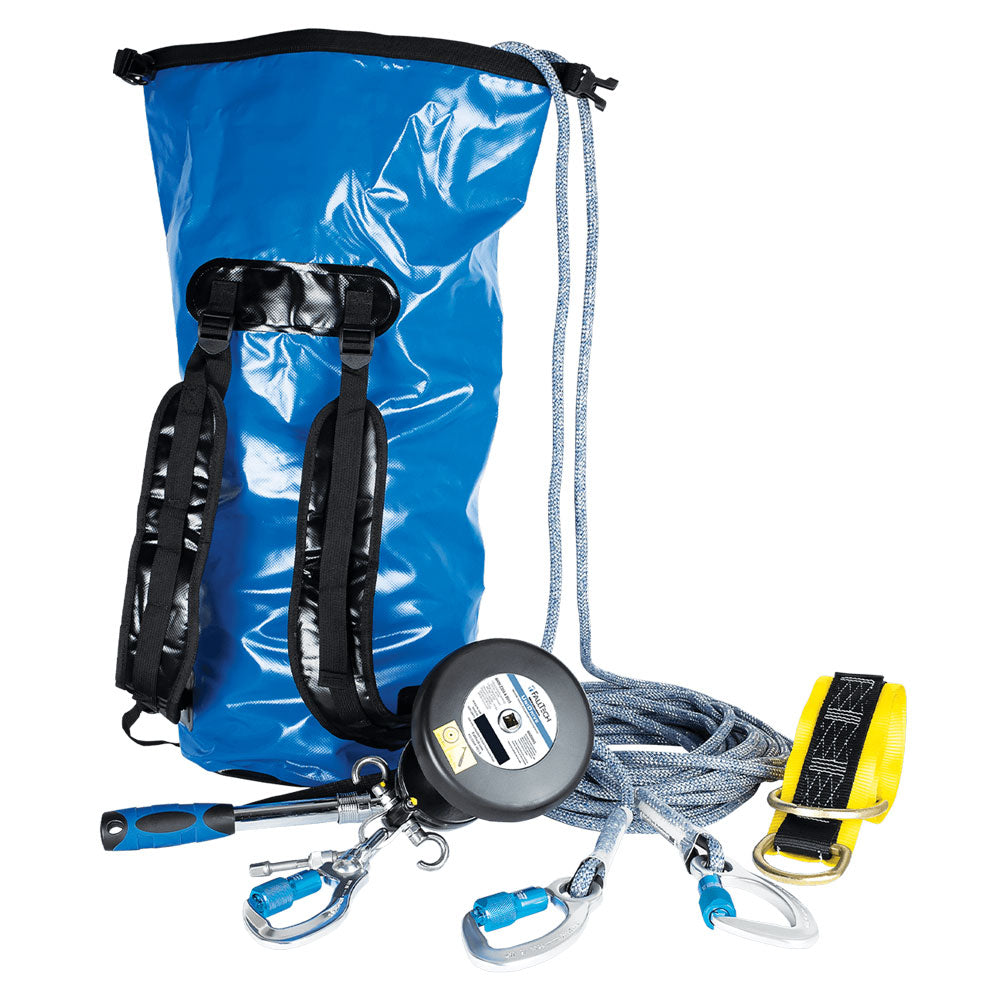 FallTech Rescue and Descent Crane Kit with Storage Bag - 500 ft.