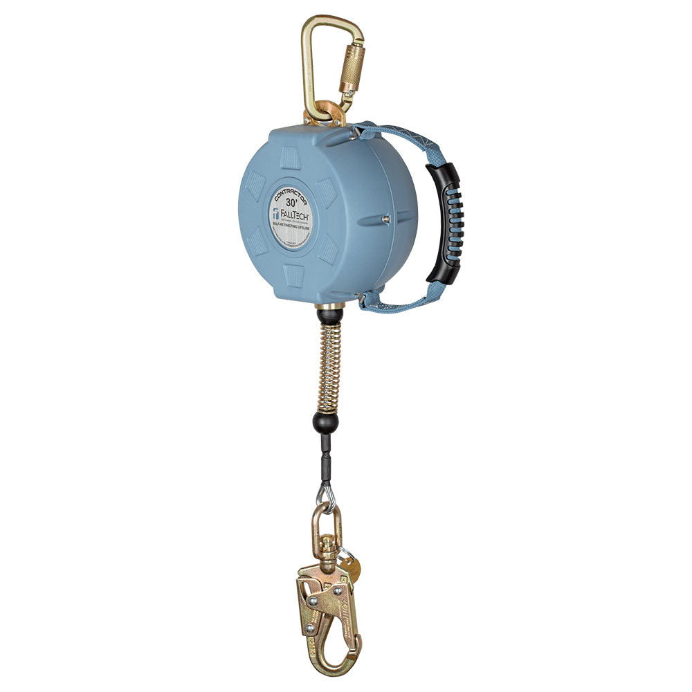 FallTech Contractor Steel Cable Retractable Lifeline - 30 ft.