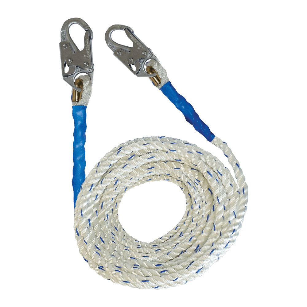 FallTech Vertical Lifeline w/ Snap Hooks - 50 ft.