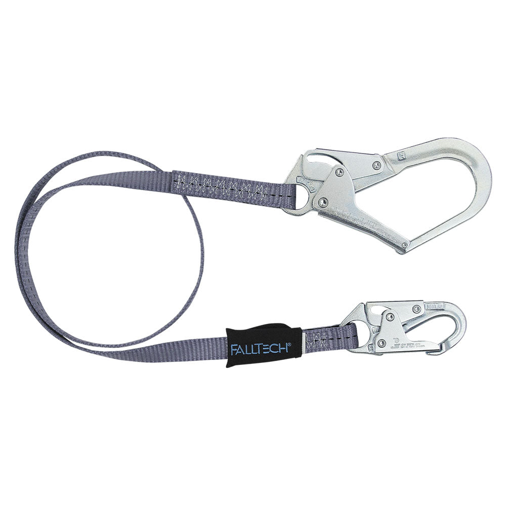 FallTech Non-Shock Lanyard w/ Rebar Hook - 6 ft.