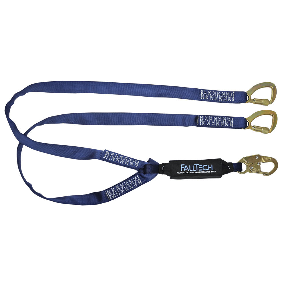 FallTech WrapTech Dual Leg Tie-Back Lanyard - 6 ft.