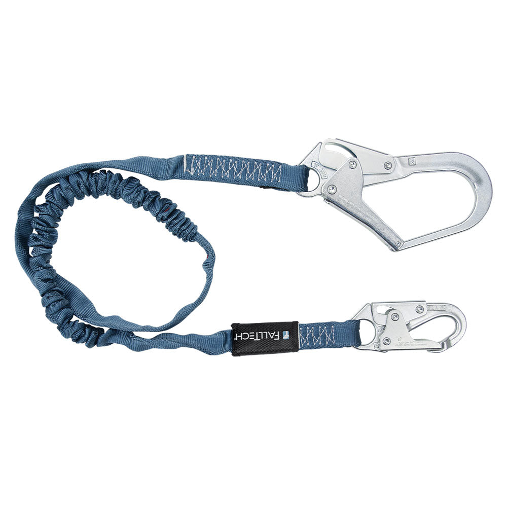 FallTech Internal Shock Absorbing Lanyard w/ Rebar Hook - 6 ft.