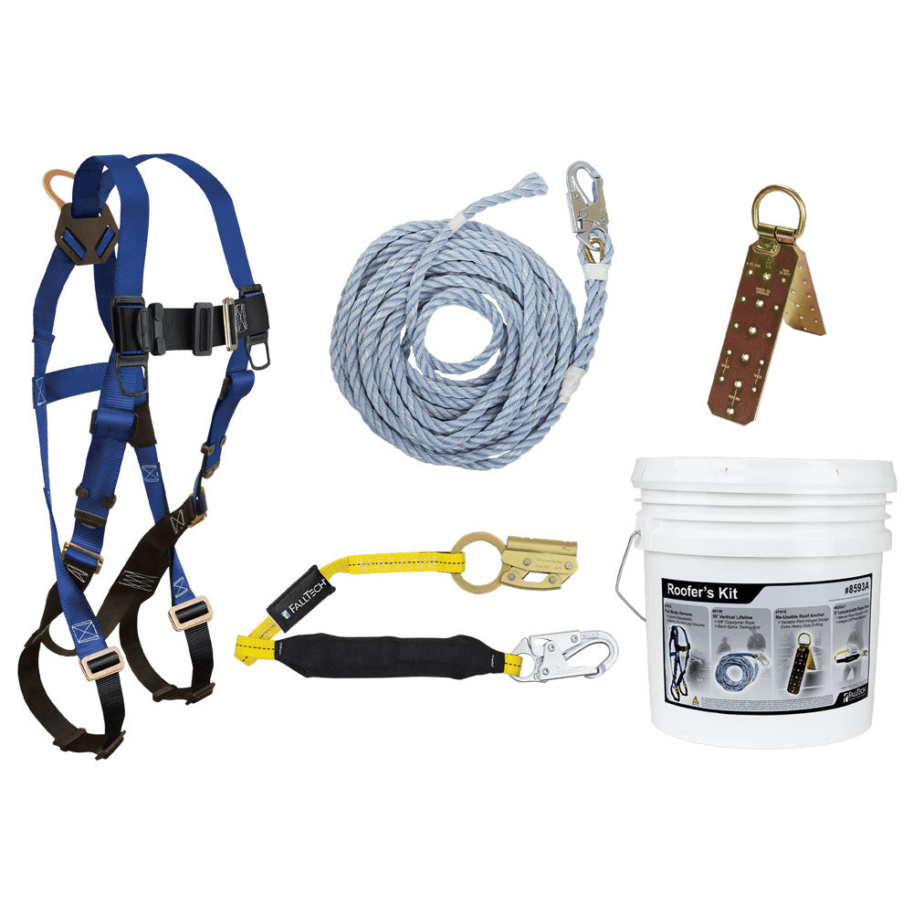 FallTech FTBasic Roofers Kit - 50 ft