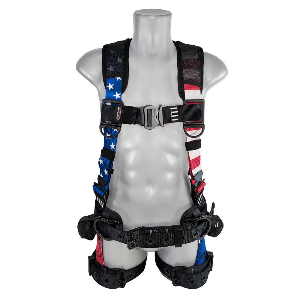 Frontline American Construction Harness with Aluminum Hardware