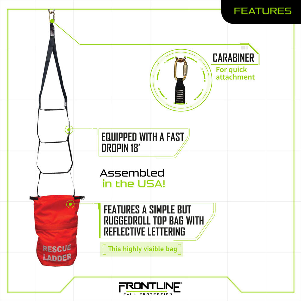 Frontline Rescue Ladder Kit - 18 ft.