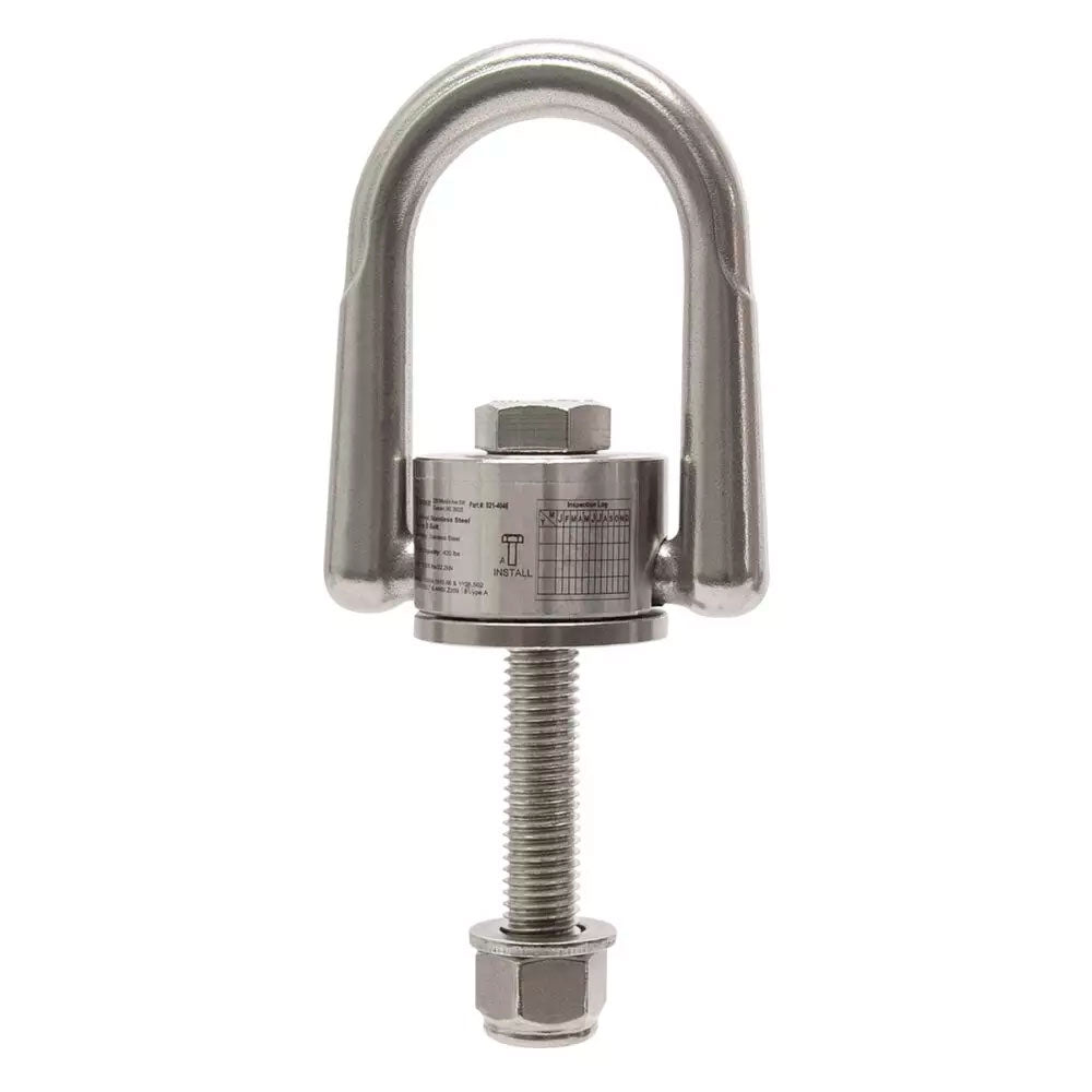 Safewaze 5K Swivel Stainless Steel Anchor & Bolt