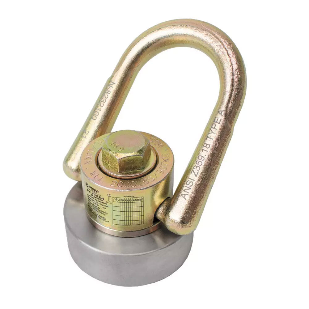 SafeWaze 10K Swivel Steel Anchor & Puck Assembly