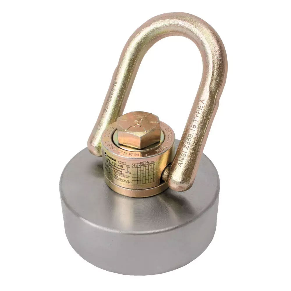 Safewaze 5K Swivel Steel Anchor & Puck Assembly