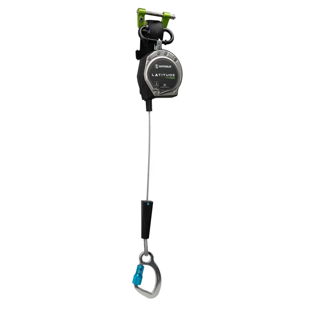 Safewaze Latitude Edge Leading Edge Retractable w/ Aluminum Carabiner - 8  ft.