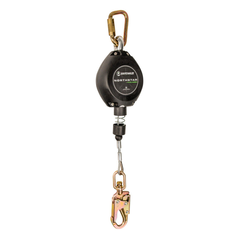 Safewaze Northstar Classic Cable Retractable - 15 ft.