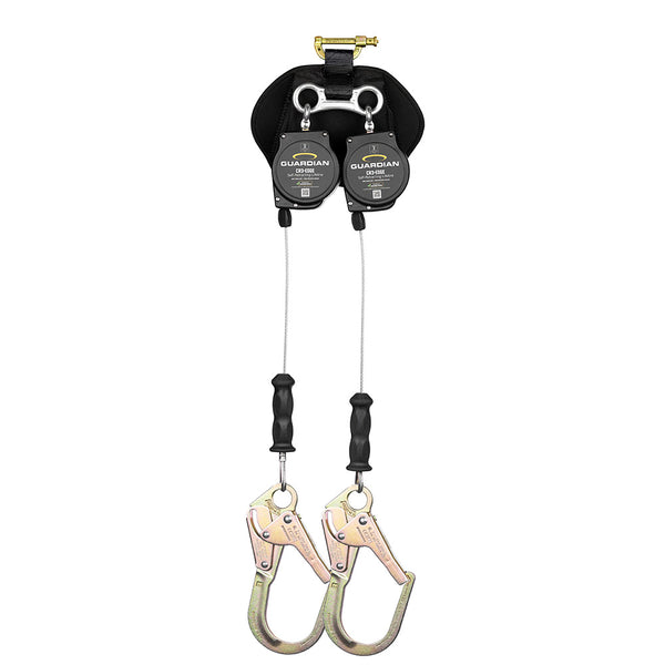 Guardian G-Link Dual Retractable System w/ Rebar Hooks - 6 ft.