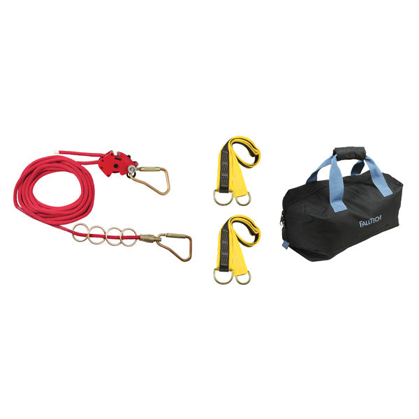 FallTech 4-person Temporary Horizontal Lifeline Kit