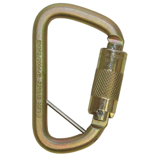 2000117 - DBI-SALA SafLok Steel Carabiner w/ Pin - 11/16 in. Gate Opening