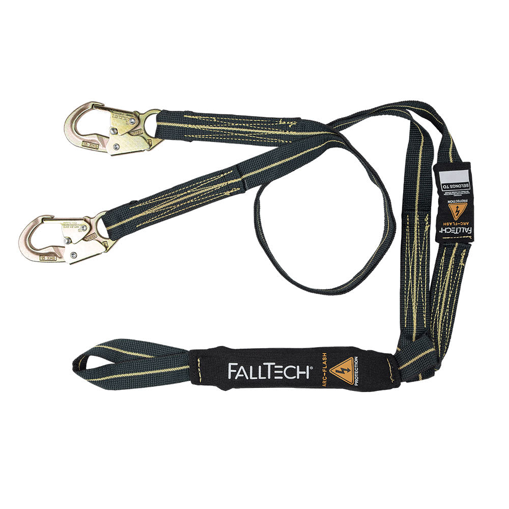 FallTech Dual Leg Arc Flash Energy Absorbing Lanyard w/ Loop - 6 ft.