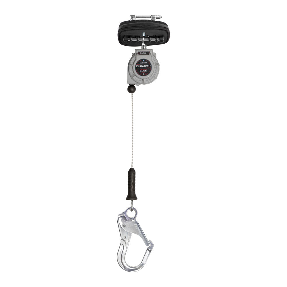 FallTech DuraTech® Leading Edge Retractable Lifeline w/ Aluminum Rebar Hook - 9 ft.