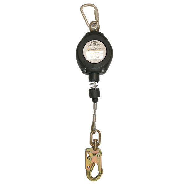 French Creek Outlaw Galvanized Steel Cable Retractable Lifeline - 11 ft ...