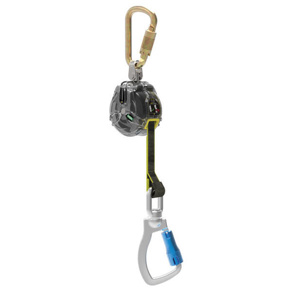 MSA V-TEC Mini Personal Fall Limiter w/ Swivel Aluminum Carabiner - 6 ft.