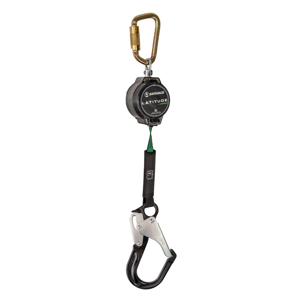 Safewaze Latitude Pro Web Retractable W/ Aluminum Rebar Hook - 7 Ft ...