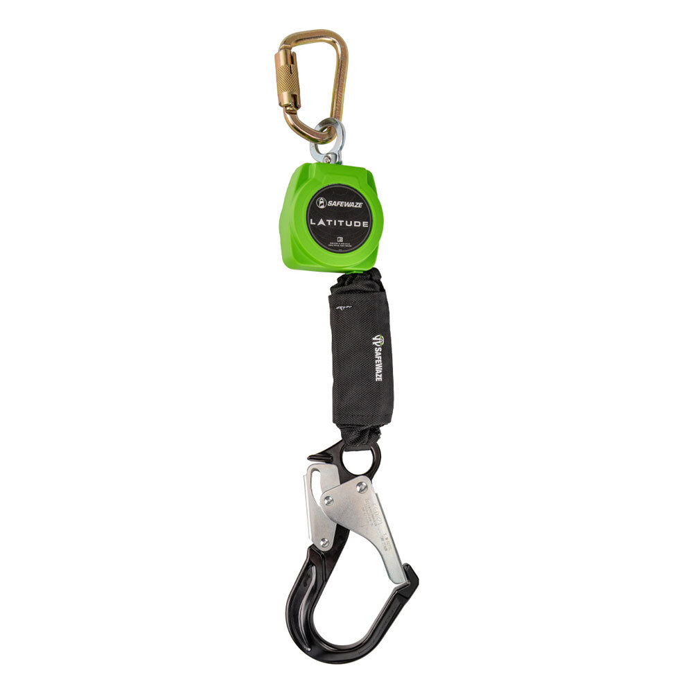 Safewaze Latitude Web Personal SRD w/ Aluminum Rebar Hook - 6 ft