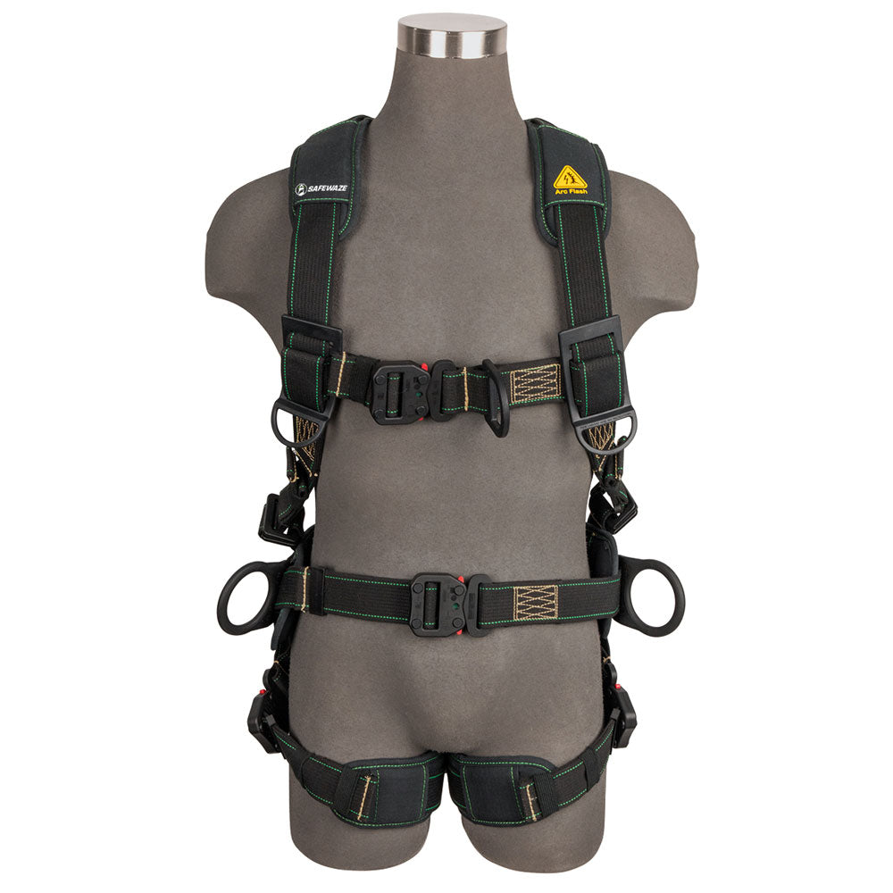 Safewaze Arc Flash Aramid Dielectric Construction Climbing Harness