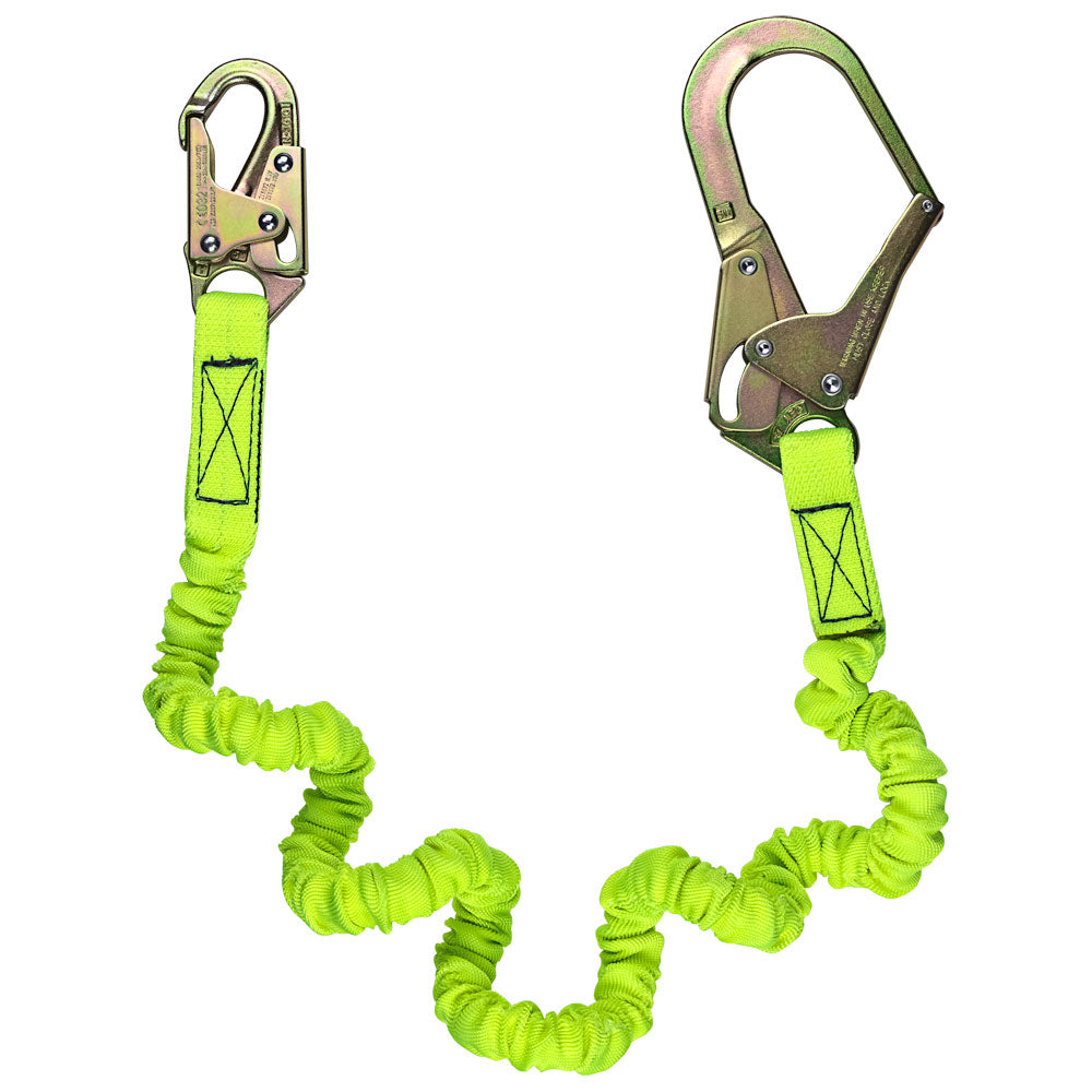 Safewaze Low Profile Internal Stretch Shock Lanyard w/ Rebar Hook