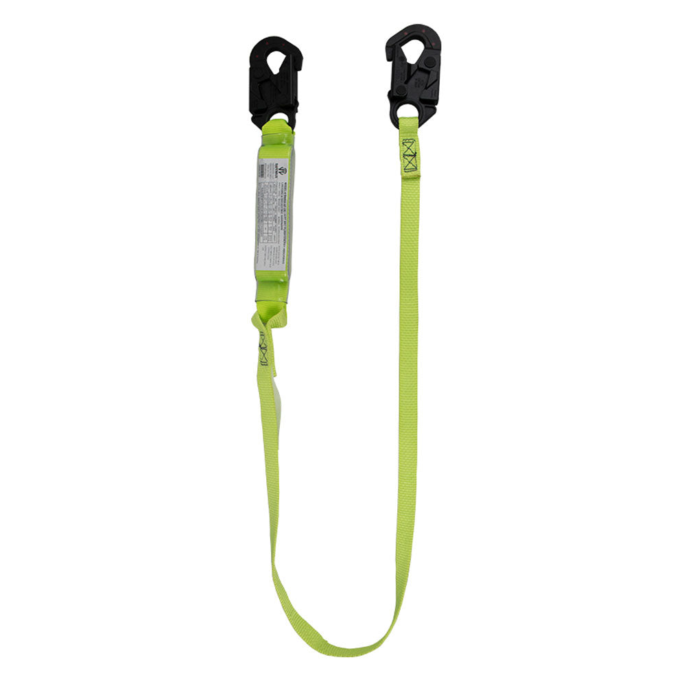 Safewaze PRO+ Arc Flash Shock Absorbing Lanyard w/ Dielectric Snap Hooks - 6 ft.