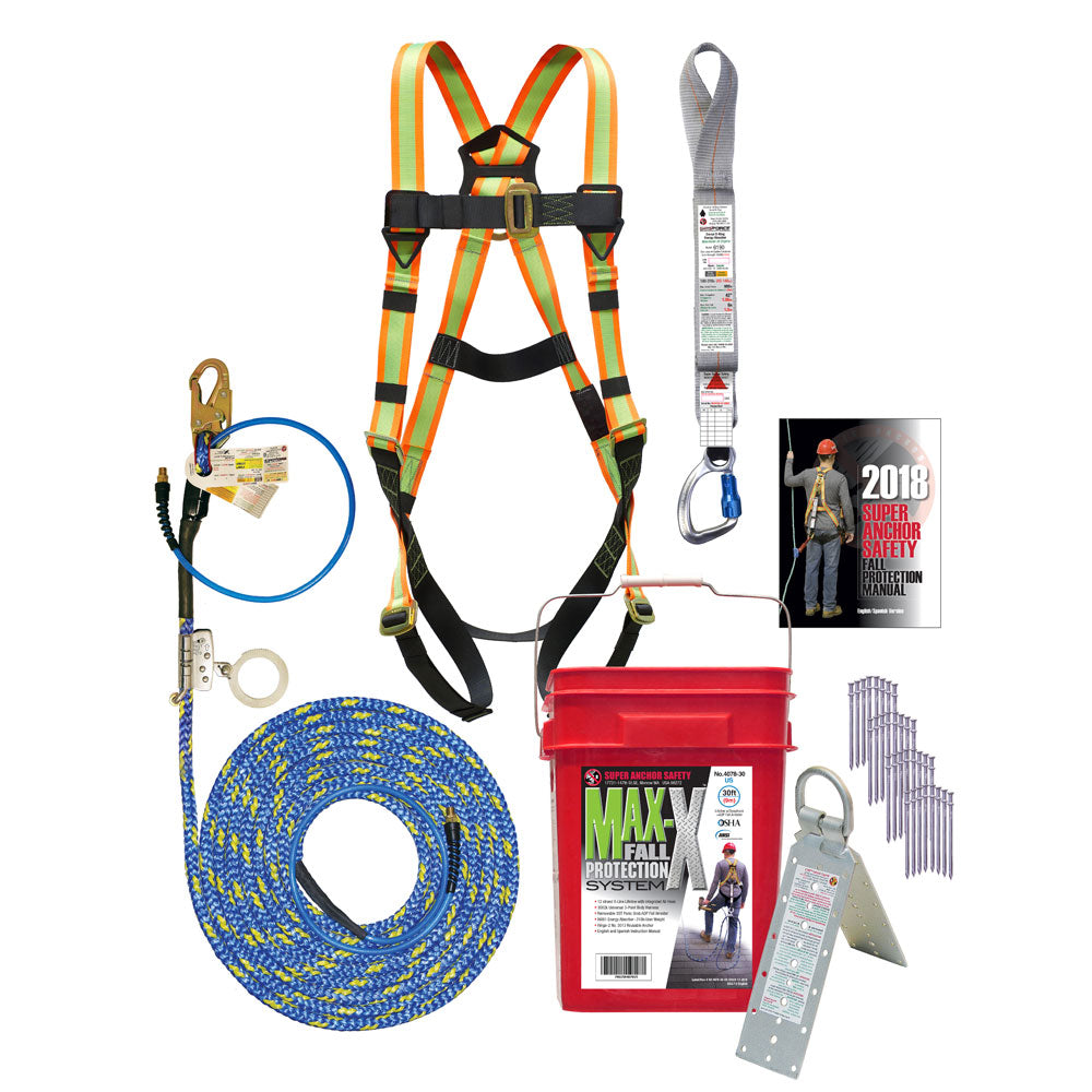 Super Anchor X-Line Fall Protection Kit